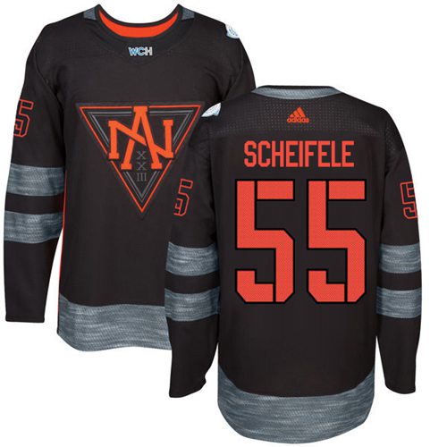 Team North America #55 Mark Scheifele Black 2016 World Cup Stitched Jersey
