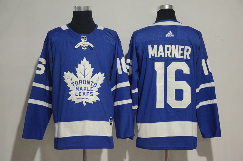 Toronto Maple Leafs #16 Mitchell Marner Blue Adidas Stitched Jersey