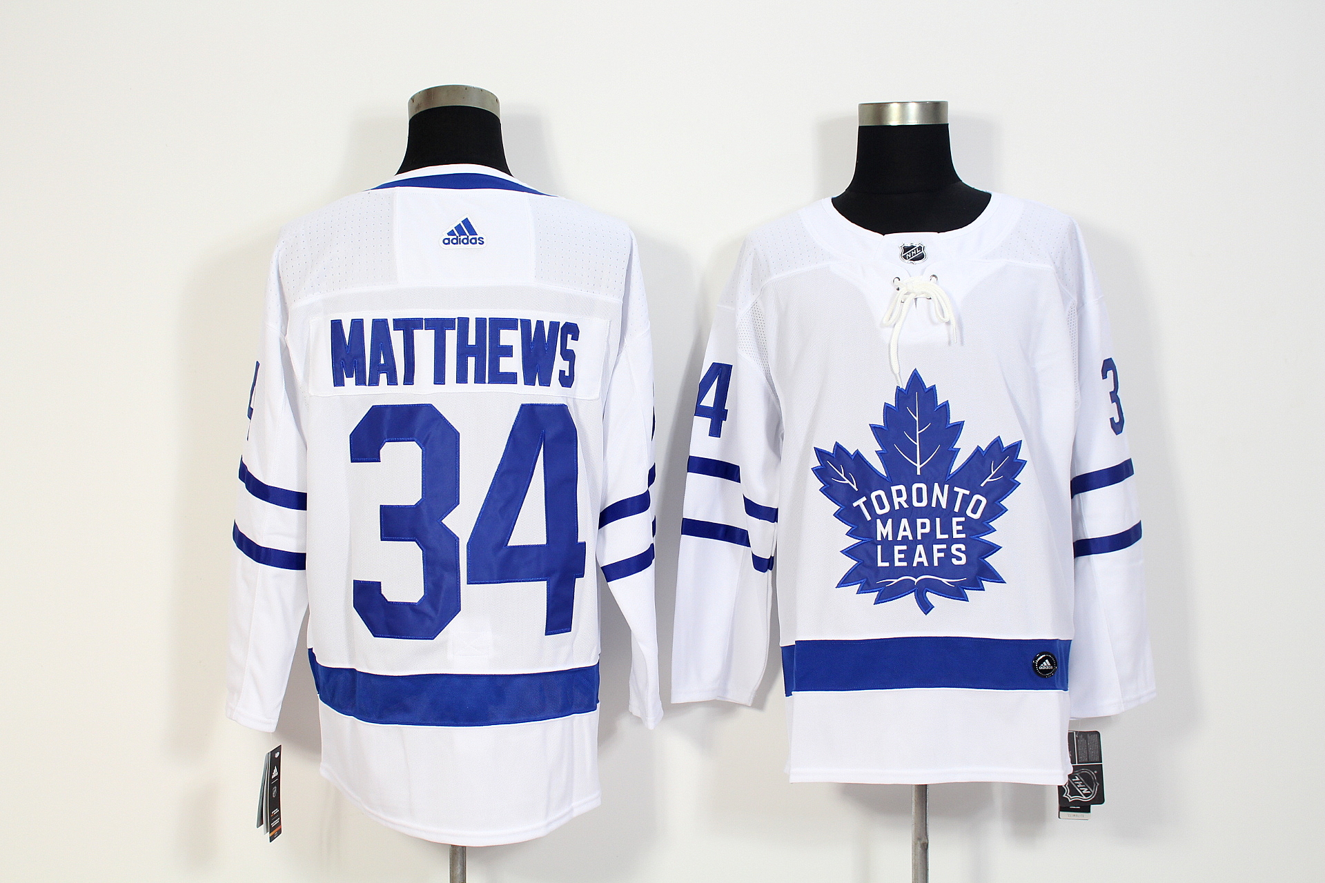 Toronto Maple Leafs #34 Auston Matthews White Stitched Adidas Jersey