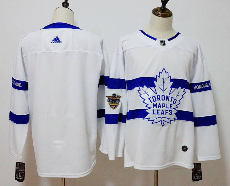 Toronto Maple Leafs White 2018 Stadium Series Stitched Adidas Jersey