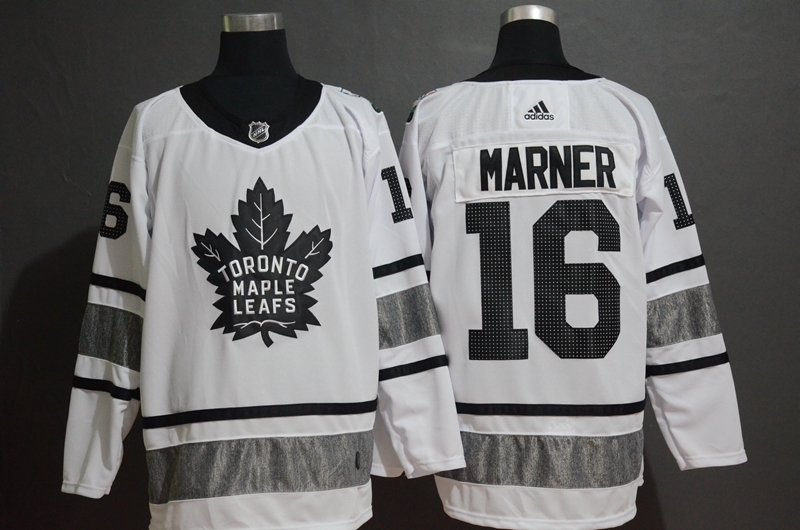Toronto Maple Leafs #16 Mitchell Marner White 2019 All-Star Game Jersey