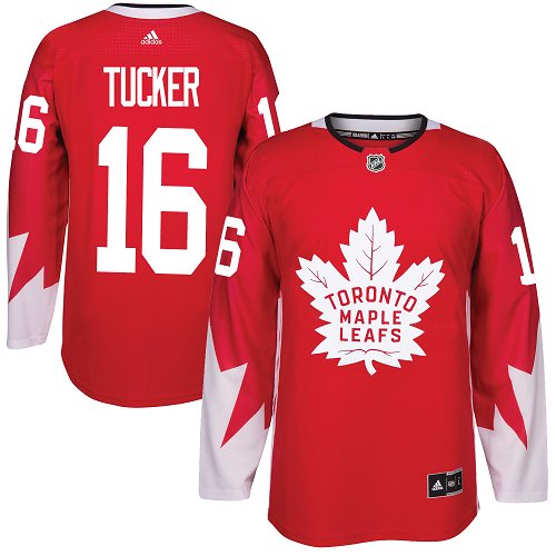 Toronto Maple Leafs #16 Mitchell Marner Red Canada Stitched Jersey