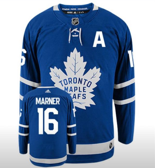 Toronto Maple Leafs #16 Mitchell Marner Blue With A Patch Adidas Stitched Jersey