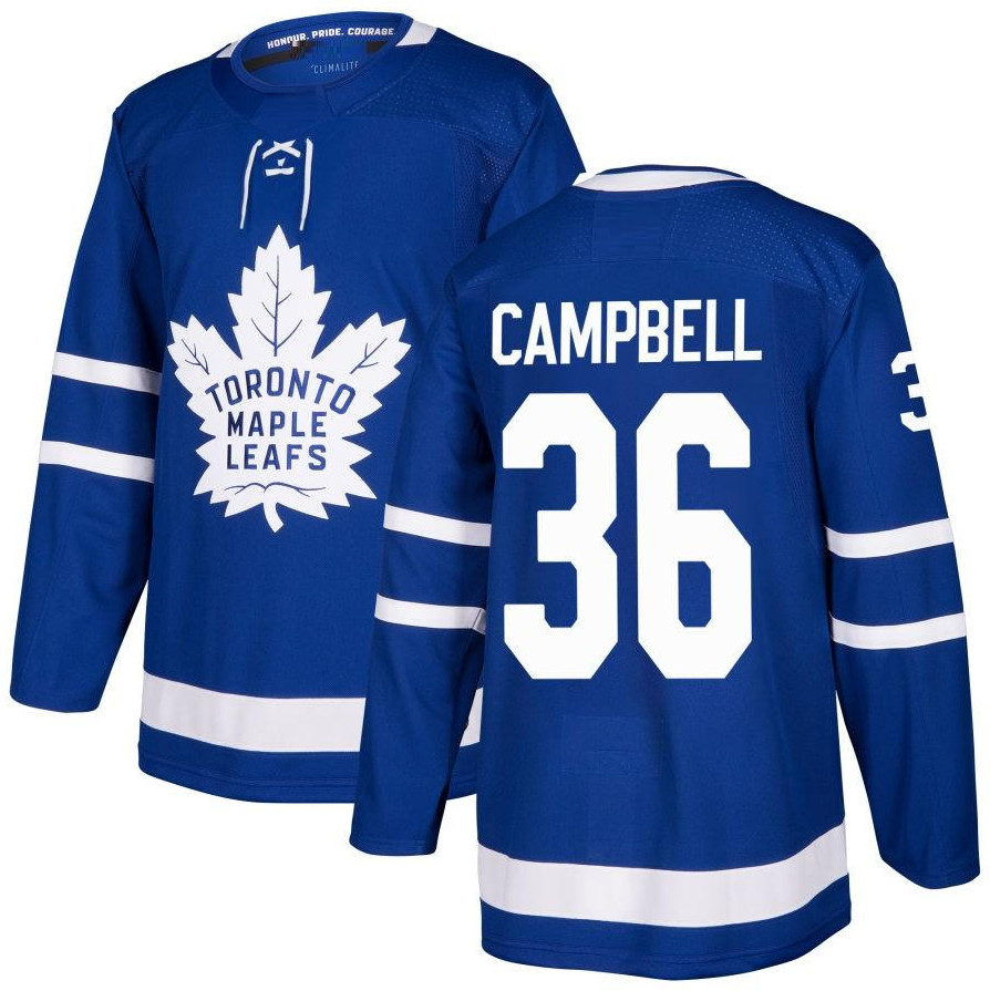 Toronto Maple Leafs #36 Jack Campbell 2021 Blue Stitched Jersey