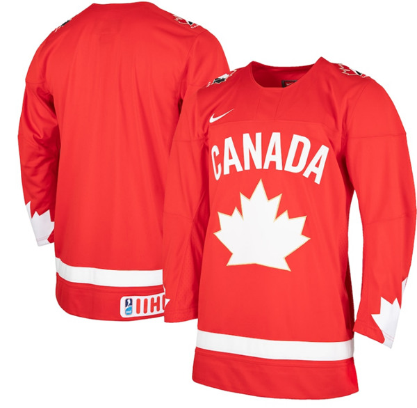 Toronto Maple Leafs Hockey Canada Red Heritage Replica Stitched Jersey
