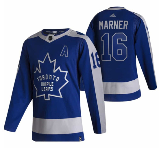 Toronto Maple Leafs #16 Mitchell Marner 2020 2021 Blue Reverse Retro Special Edition Stitched Jersey