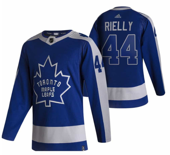 Toronto Maple Leafs #44 Morgan Rielly 2020 2021 Blue Reverse Retro Special Edition Stitched Jersey