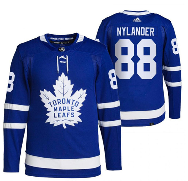 Toronto Maple Leafs #88 William Nylander 2021 Blue Stitched Jersey