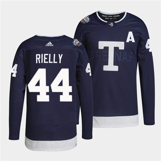 Toronto Maple Leafs #44 Morgan Rielly 2022 Heritage Classic Navy Stitched Jersey