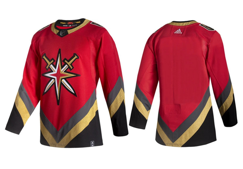 Vegas Golden Knights Red Stitched Jersey