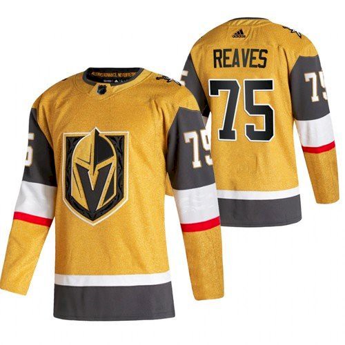 Vegas Golden Knights #75 Ryan Reaves Gold Stitched Jersey