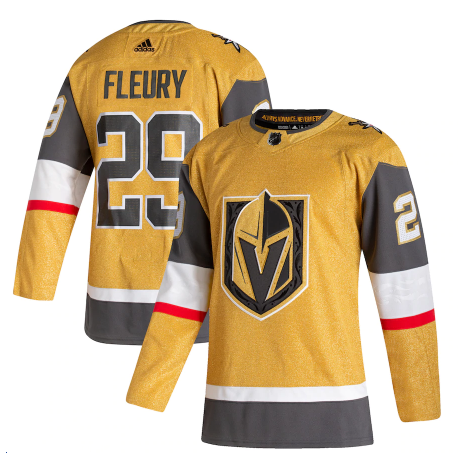 Vegas Golden Knights #29 Marc-Andre Fleury Gold Stitched Jersey