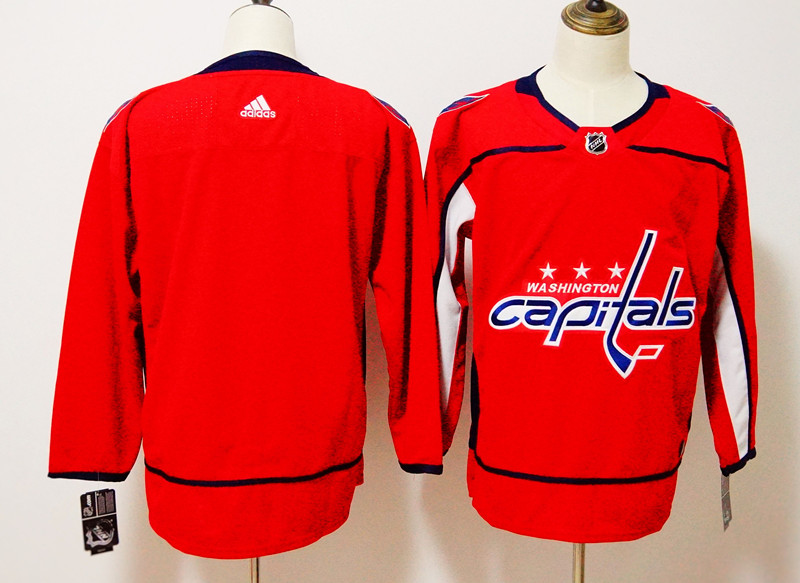 Washington Capitals Red Stitched Adidas Jersey