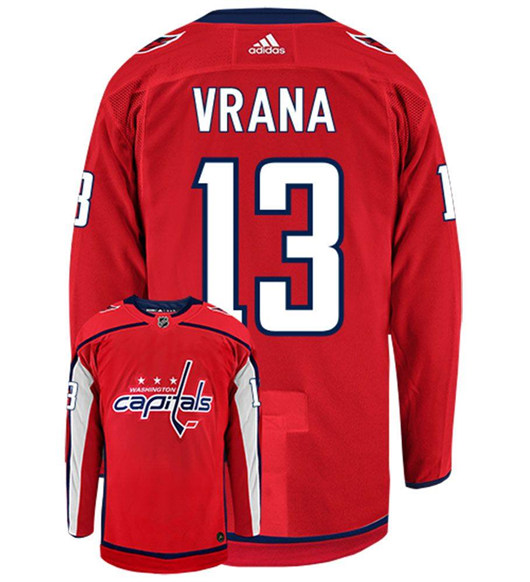 Washington Capitals #13 Jakub Vrana Red Stitched Jersey