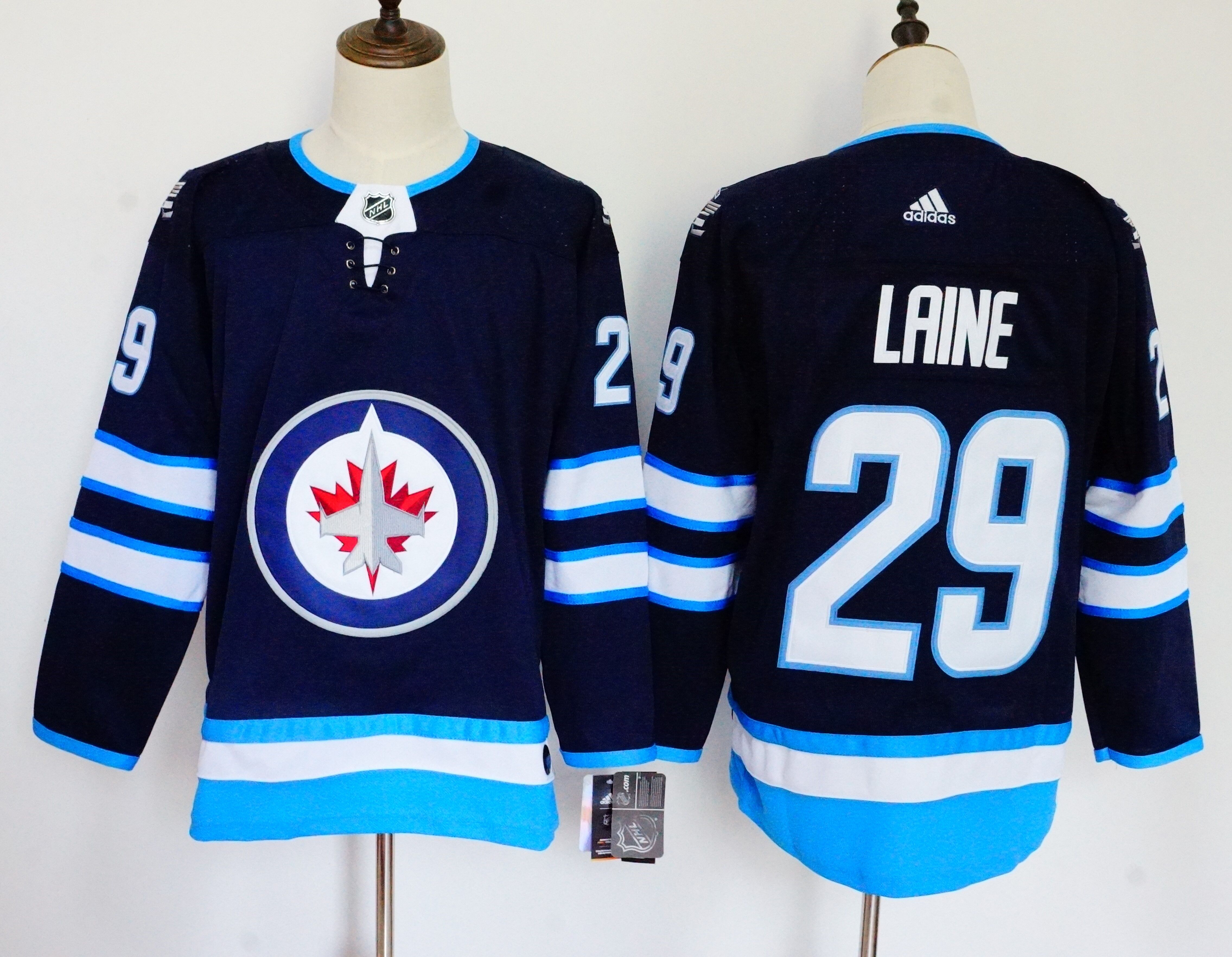 Winnipeg Jets #29 Patrik Laine Navy Stitched Adidas Jersey