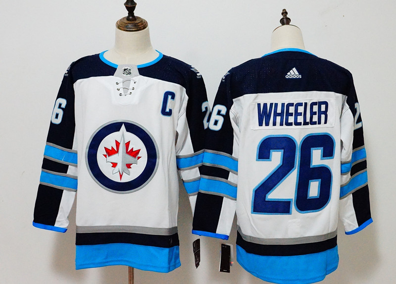 Winnipeg Jets #26 Blake Wheeler White Stitched Adidas Jersey