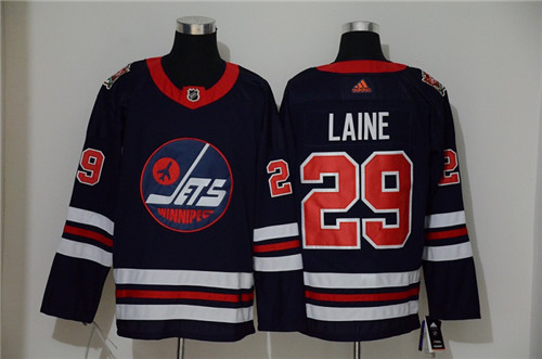 Winnipeg Jets #29 Patrik Laine Navy Stitched Jersey