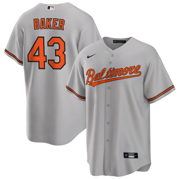 Baltimore Orioles #43 Bryan Baker Gray Cool Base Stitched Jersey