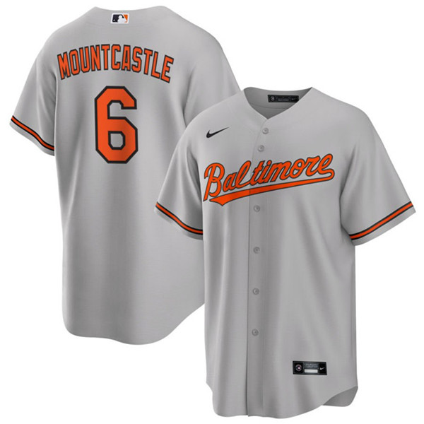 Baltimore Orioles #6 Ryan Mountcastle Gray Cool Base Stitched Jersey