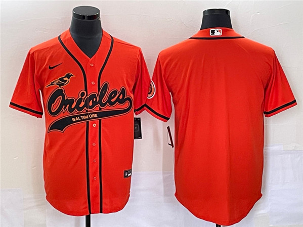 Baltimore Orioles Blank Orange Cool Base Stitched Jersey