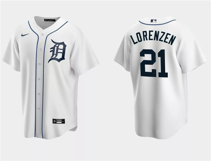 Detroit Tigers #21 Michael Lorenzen White Cool Base Stitched Jersey