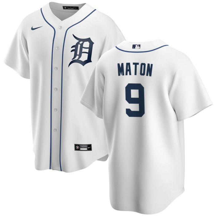 Detroit Tigers #9 Nick Maton White Cool Base Stitched Jersey