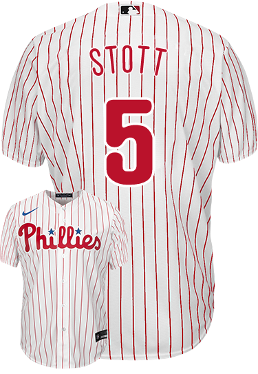 Philadelphia Phillies #5 Bryson Stott White Cool Base Stitched Jersey