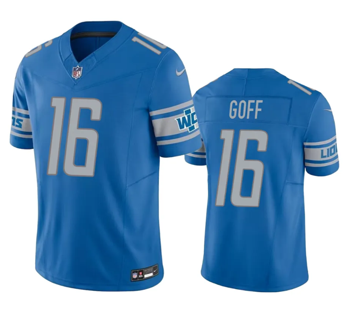 Detroit Lions #16 Jared Goff Blue 2023 F.U.S.E. Vapor Untouchable Limited Stitched Jersey