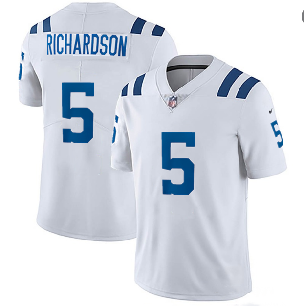 Indianapolis Colts #5 Anthony Richardson White 2023 Draft Vapor Untouchable Stitched Jersey