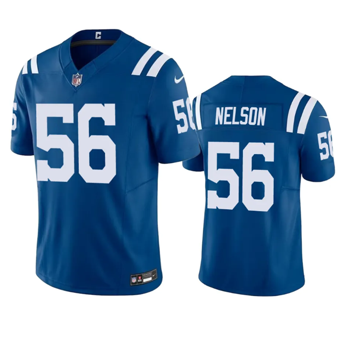 Indianapolis Colts #56 Quenton Nelson Blue 2023 F.U.S.E Vapor Untouchable Stitched Jersey