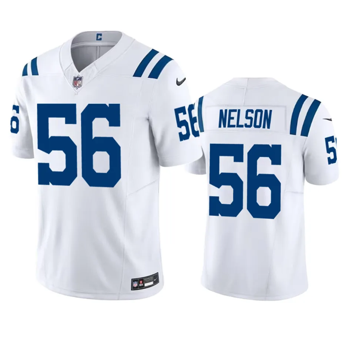 Indianapolis Colts #56 Quenton Nelson White 2023 F.U.S.E Vapor Untouchable Stitched Jersey