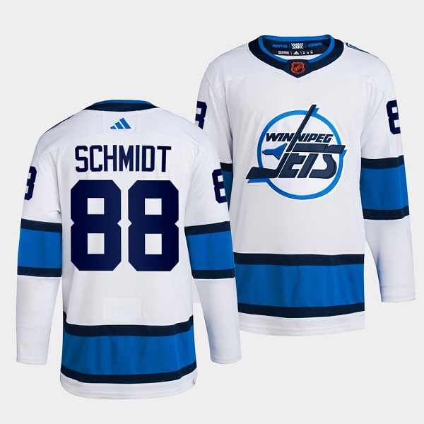 Winnipeg Jets #88 Nate Schmidt White 2022-23 Reverse Retro Stitched Jersey