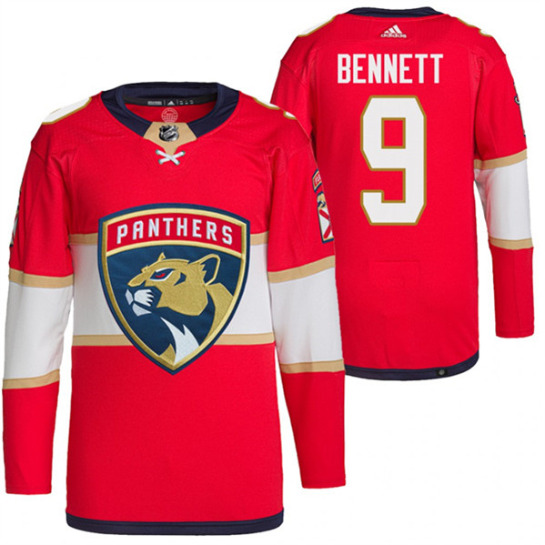 Florida Panthers #9 Sam Bennett Red Stitched Jersey