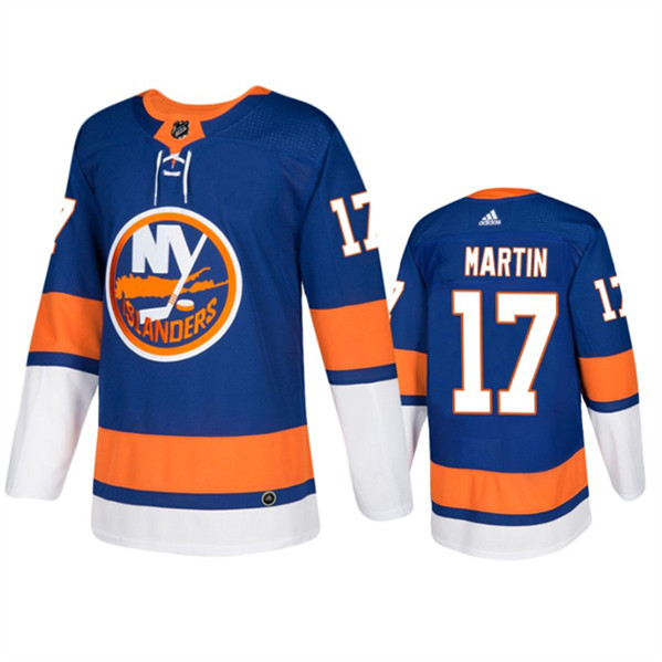 New York Islanders #17 Matt Martin Royal Stitched Jersey