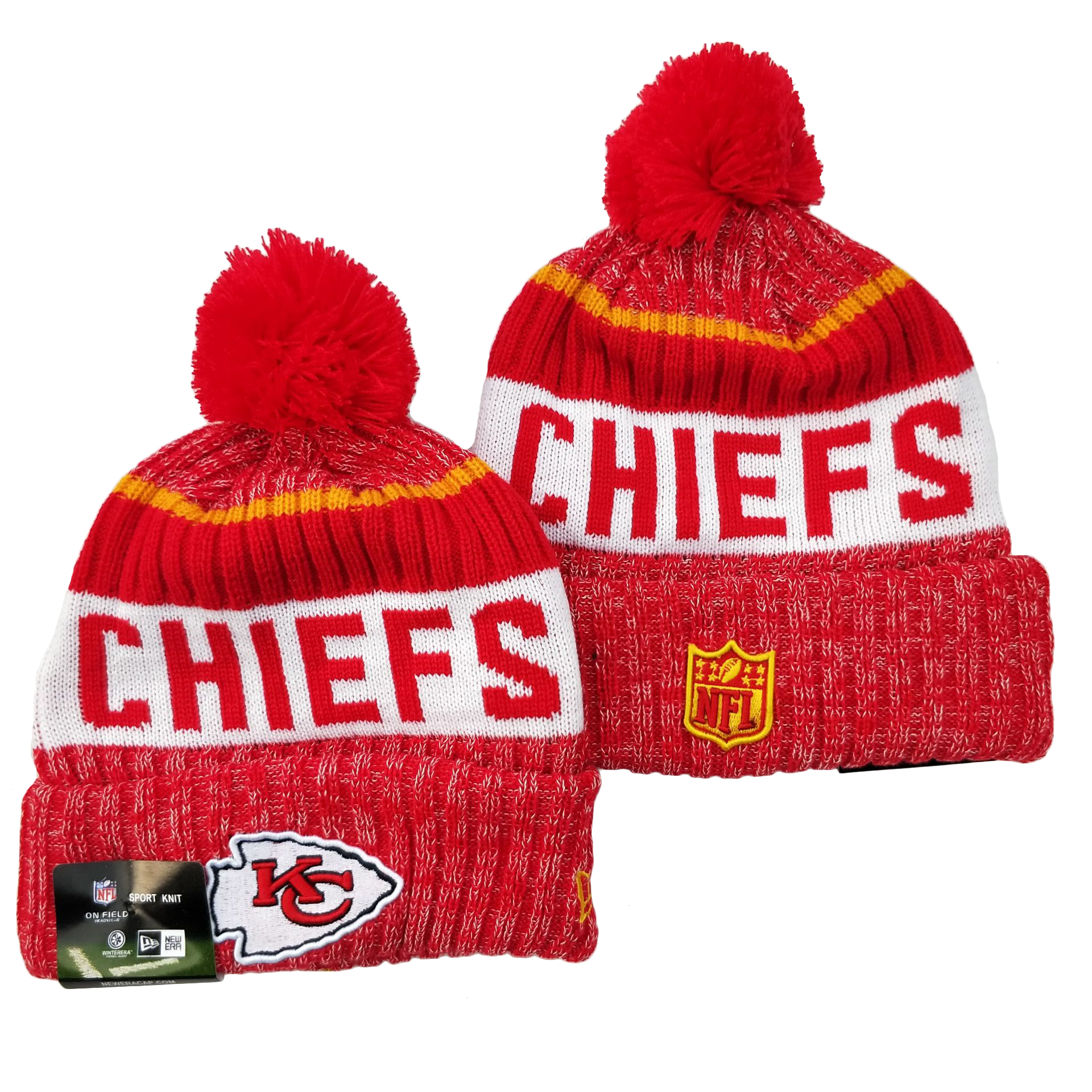 Kansas City Chiefs Knit Hats -6
