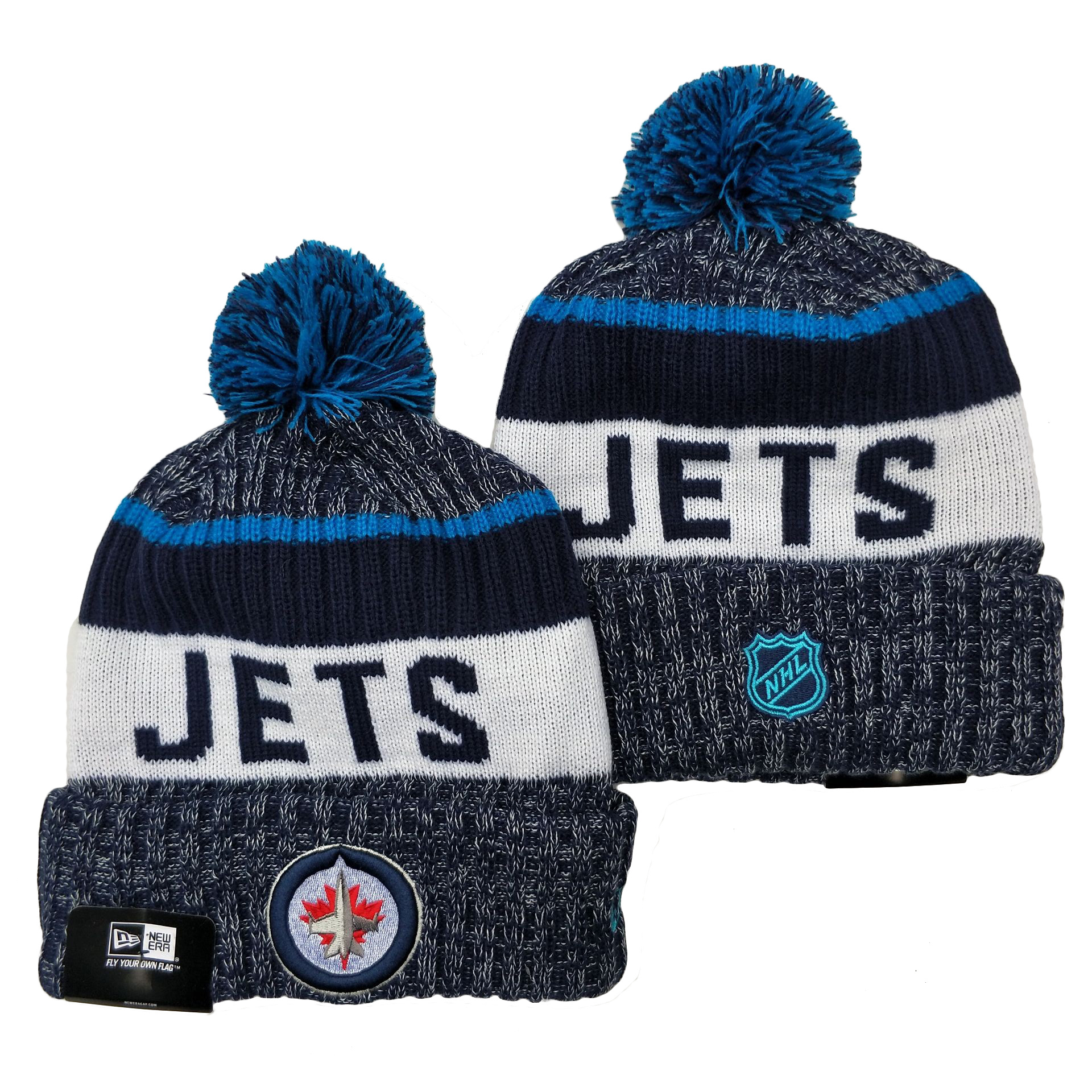 Winnipeg Jets Knit Hats -4